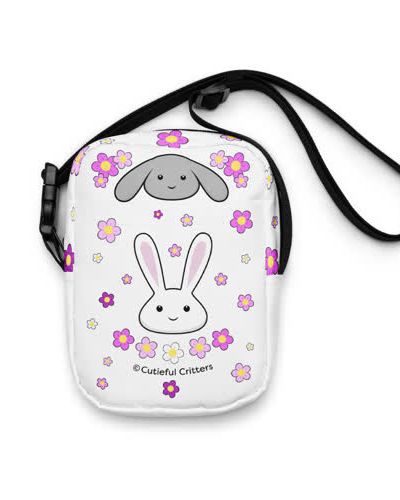 Flower Bunnies Utility Crossbody Bag