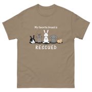 My Favorite Breed is Rescued Unisex Classic Tee