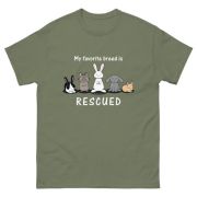 My Favorite Breed is Rescued Unisex Classic Tee