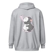 Hopity Love Unisex Lightweight Zip Hoodie