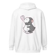 Hopity Love Unisex Lightweight Zip Hoodie