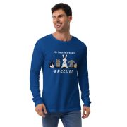 My Favorite Breed is Rescued Unisex Long Sleeve Tee