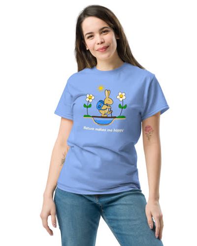 Nature Makes Me Hoppy Unisex Classic Tee