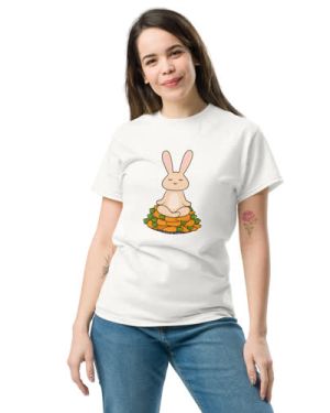 Meditating Bunny Unisex Classic Tee