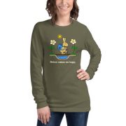 Nature Makes Me Hoppy Unisex Long Sleeve Tee