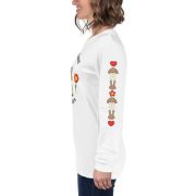 Peace Love Bunnies Unisex Long Sleeve Tee