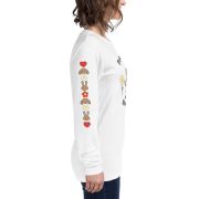 Peace Love Bunnies Unisex Long Sleeve Tee