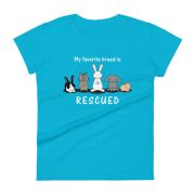 My Favorite Breed is Rescued Women's Short Sleeve T-shirt