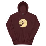 Bunny Howling At The Moon Unisex Hoodie