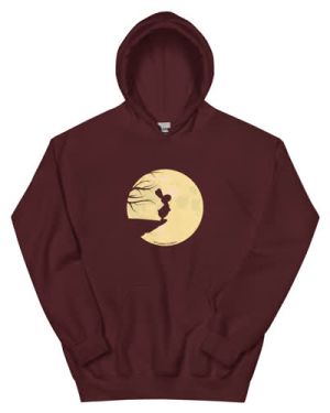 Bunny Howling At The Moon Unisex Hoodie