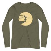 Bunny Howling At The Moon – Unisex Long Sleeve Tee