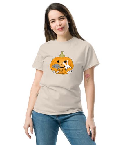 Pumpkin Cuddle Unisex Classic Tee