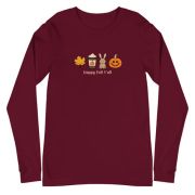 Happy Fall Y'all Unisex Long Sleeve Tee