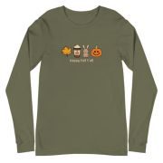 Happy Fall Y'all Unisex Long Sleeve Tee