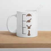 Coffee Meter White Glossy Mug