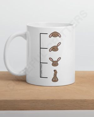 Coffee Meter White Glossy Mug