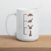 Coffee Meter White Glossy Mug