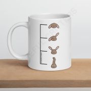 Coffee Meter White Glossy Mug