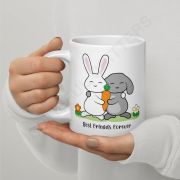 Best Friends Forever White Glossy Mug