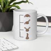 Coffee Meter White Glossy Mug