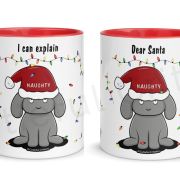 Dear Santa, I Can Explain Mug with Color Inside