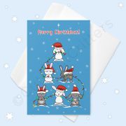 Naughty And Nice Greeting card