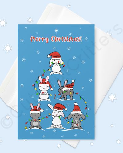 Naughty And Nice Greeting card