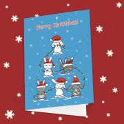 Naughty And Nice Greeting card