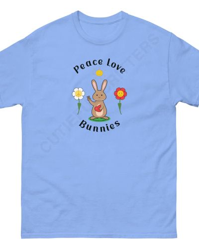 Peace Love Bunnies Unisex Classic Tee