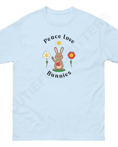 Peace Love Bunnies Unisex Classic Tee