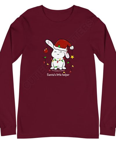 Santa’s Little Helper Unisex Long Sleeve Tee