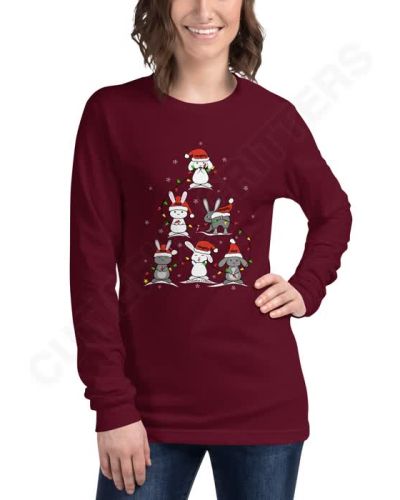 Naughty And Nice Unisex Long Sleeve Tee