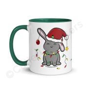 Santa's Little Helper Mug with Color Inside