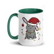 Santa's Little Helper Mug with Color Inside