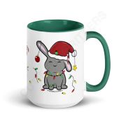 Santa's Little Helper Mug with Color Inside