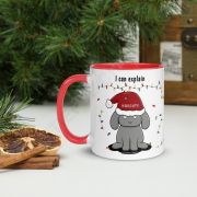 Dear Santa, I Can Explain Mug with Color Inside