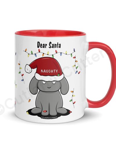 Dear Santa, I Can Explain Mug with Color Inside