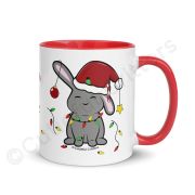 Santa's Little Helper Mug with Color Inside