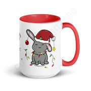 Santa's Little Helper Mug with Color Inside